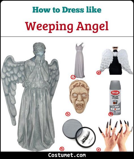 Diy Weeping Angel Costume, Weeping Angel Makeup, Weeping Angel Halloween Costume, Doctor Who Angels, Angels Costume, Doctor Who Halloween Costumes, Dr Who Weeping Angels, Weeping Angel Cosplay, Doctor Who Halloween