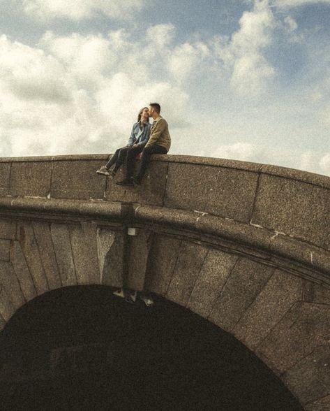 Couple On Bridge, City Couples Photography, Husband Aesthetic, Couples City, Save Photos, Anna Love, Paris Couple, Pre Wedding Shoot Ideas, The Way He Looks