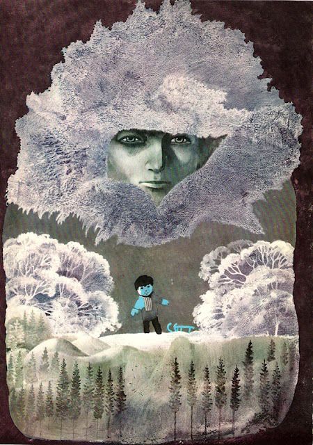 World of Illustration: Janusz Stanny Purple Symbolism, Janusz Stanny, Naïve Artist, Andersen's Fairy Tales, Naive Illustration, Indigo Children, Childrens Artwork, Creating Artwork, Witch Books