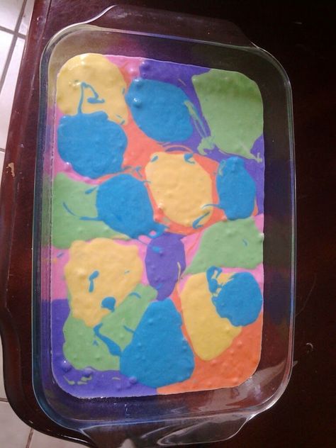 Oven Mitts and Other Bits: How to Make a Tie Dyed Cake Tie Dye Sheet Cake, How To Make A Tie, Tie Dye Sheets, Time Saving Tips, Rectangle Cake, Ice Cream Birthday Cake, Make A Tie, Crock Pot Recipes, How To Tie Dye