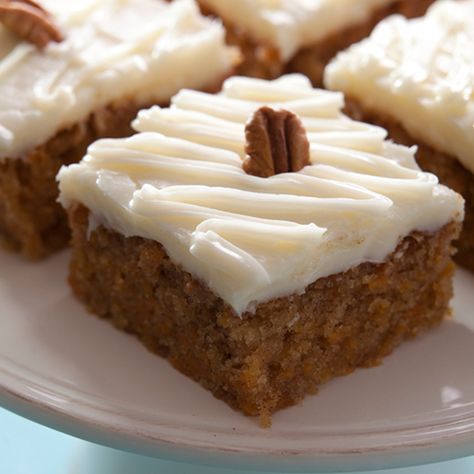 Sweet Potato Cake with Cream Cheese Icing - Farm Flavor Recipe Sweet Potato Cake Recipe, Cake With Cream Cheese Icing, Potato Cakes Recipe, Sweet Potato Cake, Cake With Cream Cheese Frosting, Potato Cakes, Cream Cheese Icing, With Cream Cheese Frosting, Cake With Cream Cheese