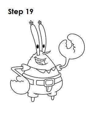 Mr Krabs 19 Crusty Crab Spongebob Drawing, Mr Krabs Drawing, Spongebob Drawings Easy, Spongebob Characters Drawings, Disney Character Drawings, Spongebob Drawings, سبونج بوب, Mr Krabs, Cartoon Drawing Tutorial