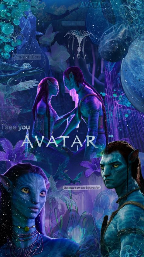 These movies are GORGEOUS. #avatar #avatar2009 #avatarthewayofwater #jakesully #neytiri #avatar2022 #blue #aesthetic Avatar Neytiri Wallpaper, Neytiri Wallpaper, Avatar Collage, Avatar Neytiri, Avatar Poster, Avatar Fan Art, Fictional Crushes, Black Aesthetic Wallpaper, Blue Aesthetic