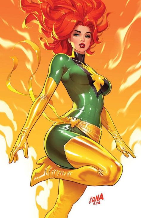 Jean Grey/Green Phoenix by David Nakayama Jean Grey Xmen, David Nakayama, Marvel Jean Grey, Xmen Art, X-men, Jean Grey Phoenix, Uncanny X-men, Superhero Comics, Comics Girls