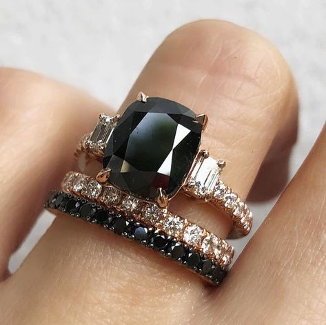 The Bling Ring, Natural Emerald Rings, Black Engagement Ring, Emerald Ring Gold, Gold Gemstone Ring, Morganite Engagement, Morganite Engagement Ring, Diamond Cluster Ring, Gold Engagement Rings