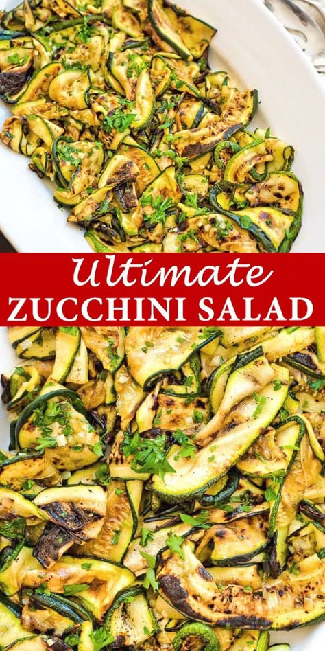 Roasted Zucchini Salad, Roasted Salad, Asparagus Recipes Baked, Roasted Zucchini, Salad Summer, Roast Zucchini, Whole30 Keto, Zucchini Salad, Salad Recipes Video