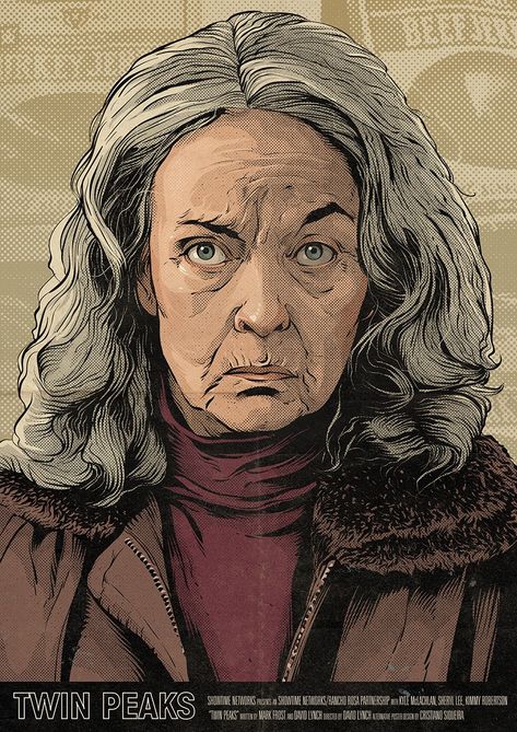 Sarah Palmer, Twin Peaks Characters, Twin Peaks Season 3, Twin Peaks Poster, Twin Peaks The Return, Twin Peaks Tv, The Black Lodge, Twin Peaks Art, Twin Peaks Fire