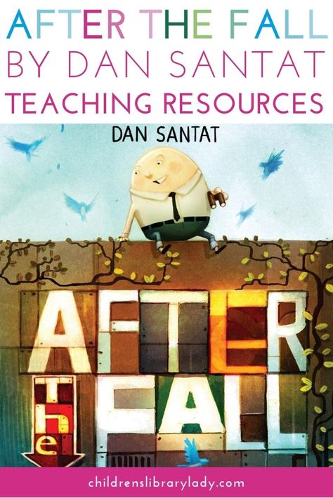 Do your students struggle with developing a growth mindset? After the Fall is a great picture book to promote this, as well as perseverance, courage and overcoming fears. To read more click through to find After the Fall activities and discussion questions on the Children’s Library Lady website. Dan Santat, Growth Mindset Book, Classic Nursery Rhymes, Elementary Teaching, Read Aloud Books, After The Fall, Fallen Book, Mentor Texts, Get Back Up