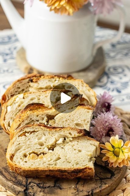 Dimitra's Dishes on Instagram: "📢 New Recipe Alert! 📢

I'm so excited to share my latest creation with you: Feta, Roasted Garlic, and Oregano Homemade Bread!

This no-knead bread is incredibly simple to make and baked in a Dutch oven for the perfect crispy crust while keeping the interior moist and fluffy. The combination of feta and roasted garlic makes it unbelievably flavorful—you have to try it!

Check out the full recipe on my blog and let me know how it turns out. Happy baking! https://www.dimitrasdishes.com/feta-with-roasted-garlic-oregano-bread-no-knead/" Healthy Breads, Artisan Bakery, Frosting Recipes Easy, Knead Bread, Healthy Bread, Mediterranean Food, No Knead Bread, No Knead, Easy Bread