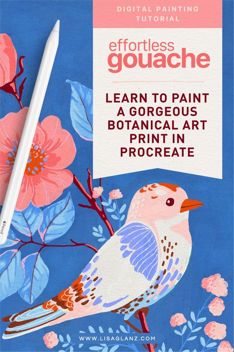 Learn To Illustrate, Sketchbook Ideas Doodles, Procreate Gouache, Ideas For Your Sketchbook, Patterns Procreate, Procreate Inspiration, Procreate Illustrations, Gouache Tutorial, Sketchbook Aesthetic