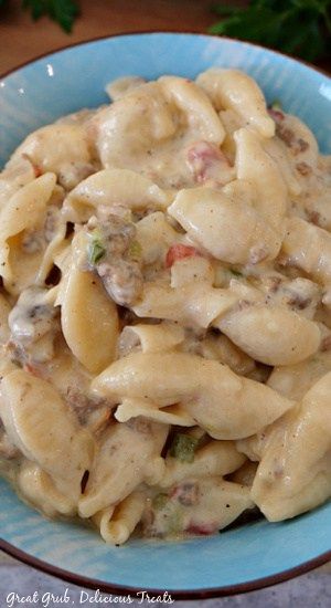 Creamy Italian Sausage Pasta - Great Grub, Delicious Treats Recipes With Bulk Sausage, Creamy Italian Sausage Pasta, Hot Sausage Recipes, Crockpot Italian Sausage, Sausage Crockpot Recipes, Creamy Cheesy Pasta, Creamy Sausage Pasta, Ground Sausage Recipes, Cheesy Pasta Recipes