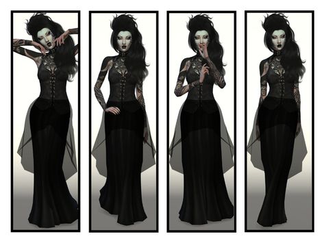 Maria BoudReaux-  Found in TSR Category 'Sims 4 Young Adult Female Sims' Sims 4 Black Wedding Dress, Sims 4 Evil Cc, Sims 4 Masquerade Cc, Sims 4 Cc Robes, Sims 4 Goth Dress, Sims 4 Goth Makeup, Sims 4 Cc Witch Clothes, Sims 4 Vampire Cc Clothes, Sims 4 Cc Goth Clothing