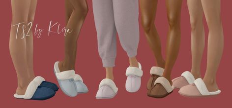 Coquette Slippers, Ugg Coquette Slippers, Sims 4 Toddler Clothes, Cc Packs, Ugg Coquette, Mesh Texture, Sims 4 Cc Shoes, Sims 4 Cc Skin, Sims 4 Toddler