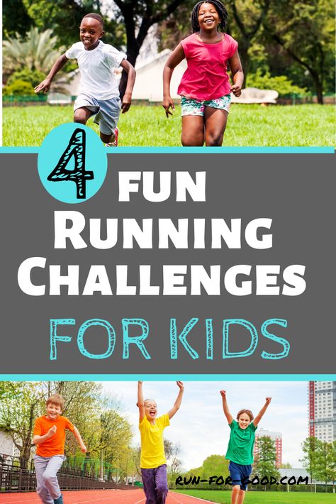 If you're a running club coach, physical education teacher, or parent, here some running challenges for kids to inspire and encourage them to run.  #kidsrunning  #runningmotivation  #runningchallenges Elementary Run Club, Running Club Ideas, Elementary Running Club Ideas, Run Club Ideas, Running Form Drills, Cross Country Workout, Outside Games For Kids, Challenges For Kids, Running Games