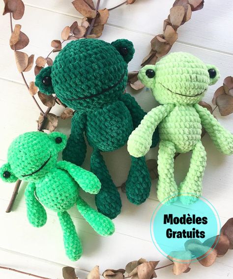 Grenouille en Peluche Amigurumi Modèle Gratuit Crochet - Amigurumibox Amigurumi Frog, Frog Pattern, Crochet Plushies, Crochet Geek, Tuxedo Mask, Crochet Frog, Crochet Mouse, Amigurumi Animals, Crochet Stuff