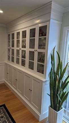 IKEA Havsta Cabinet Hacks - Search Images Havsta Built In, Havsta Ikea Hacks, Ikea Havsta Built In Hack, Havsta Ikea Ideas, Ikea Havsta Cabinet, Havsta Cabinet, Ikea Havsta, Cabinet Hacks, Built In China Cabinet