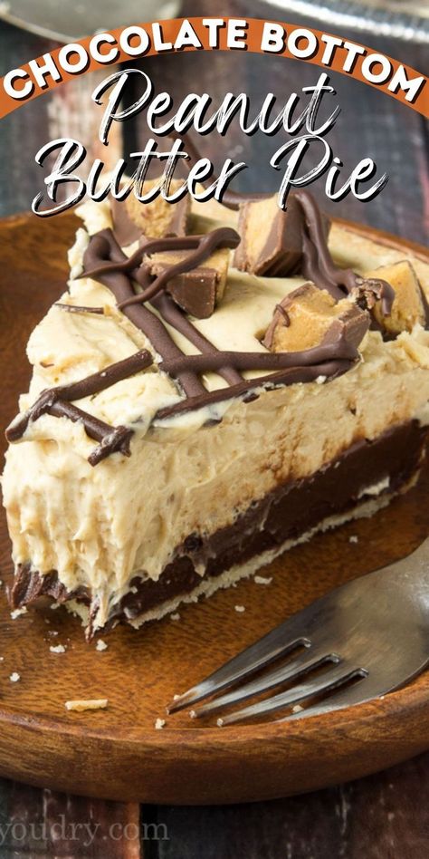 Peanut Butter Crust, Peanut Butter Cream Pie, Cream Cheese Pie, Peanut Butter Mousse, Chocolate Peanut Butter Pie, Cream Pie Recipes, Peanut Butter Desserts, Chocolate Cream Cheese, Peanut Butter Pie