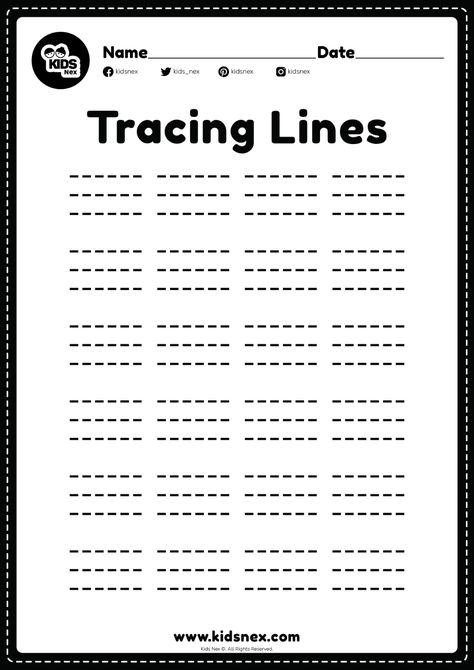 Sleeping Line Worksheet - Free Printable Sleeping Line Worksheet For Kids, Tracing Sleeping Lines Worksheet, Sleeping Lines Worksheet For Preschool, Strokes Worksheets For Nursery, Sleeping Lines Worksheet, Lines Worksheet, Free Printable Handwriting Worksheets, Prewriting Worksheets, Preschool Worksheets Free Printables