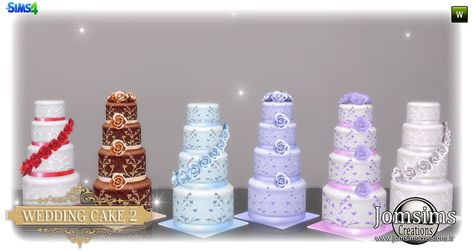 sims 4 wedding cake cc Cake Sims 4, Sims4 Build, Wedding Cake Setting, Different Wedding Cakes, Sims 4 Sims, Sims 4 Bedroom, Sims 4 Cc Shoes, Sims 4 Cc Skin, Sims 4 Downloads