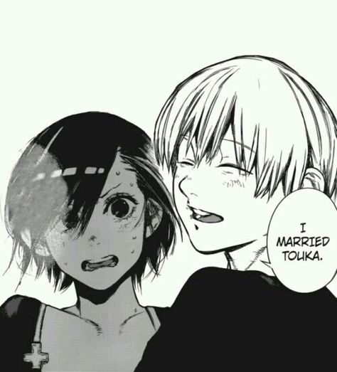 Touka Kaneki, Kaneki And Touka, Kaneki X Touka, Sui Ishida, Touka Kirishima, Tokyo Ghoul Manga, Tokyo Ghoul Kaneki, Manga Wall, Kaneki Ken