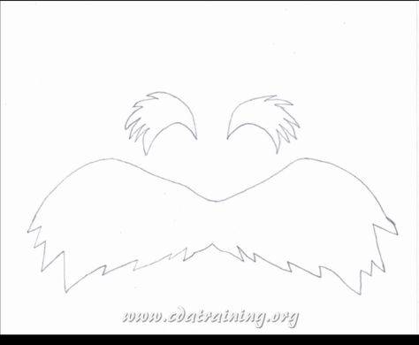 Lorax Mustache, Bookweek Costumes, Kindergarten Summer School, Mustache Printable, Story Book Costumes, Mustache Template, Mustache Drawing, Mustache Tattoo, Easy Word Search