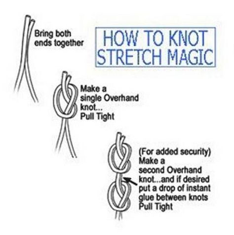 Magic Knot, Diy Techniques And Supplies, Bijoux Fil Aluminium, Beading Cord, Jewelry Knots, Make Your Own Jewelry, Tie The Knot, Jewelry Techniques, Jewelry Making Tutorials