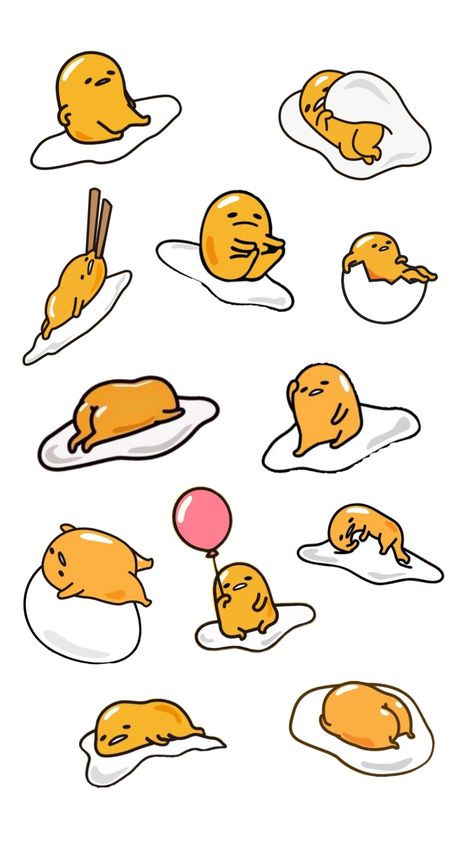 GUDETAMA Gudetama Icon, Pins Design, Tufting Ideas, Icon Cute, Shrinky Dink, Pot Ideas, Ceramic Painting, Rock Painting, Painting Ideas