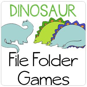 File Folder Fun - File Folder Games Free, Free File Folder Games, Fun File Folders, Dinosaur Classroom, Homeschool Games, Middle School Special Education, Games For Children, File Folder Activities, Homeschool Freebies