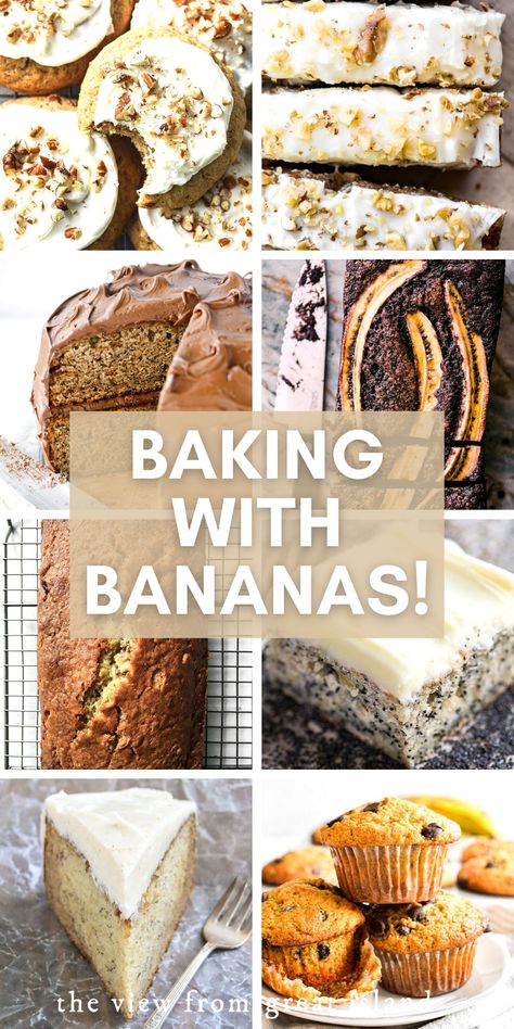 4 Banana Recipe, Best Banana Recipes, Recipes With Bananas, Banana Layer Cake, Cozy Baking, Best Frosting, Banana Baby Food, Island Recipes, Banana Treats