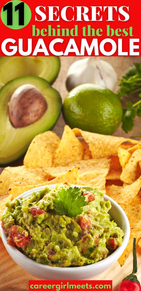 Wow!! This is the best guacamole recipe I've ever tasted! The 11 tips really helped me pick the right ingredients and explained the secrets behind it all. 

// guacamole // bestguacamolerecipes // mexican food // best guacamole // guacamole dip Best Ever Guacamole Recipe, Qucamola Dip, Guacamole Salsa Recipe, Spicy Guacamole Recipe, Mexican Guacamole Recipe, Mexican Recipies, Mexican Guacamole, Guacamole Recipes, Wholly Guacamole