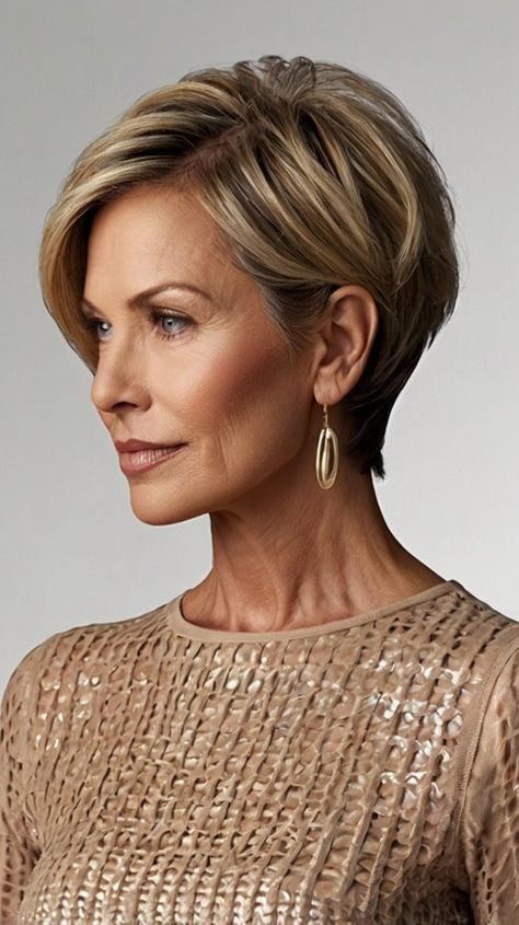 Short Hairstyles for Women Over 50