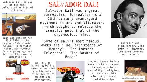 Salvador Dali Research Page Hadid Architecture, Artist Research Page, Zaha Hadid Architecture, Dali Paintings, Horse Artwork, Art And Literature, Year 7, Gcse Art, Arts Ed