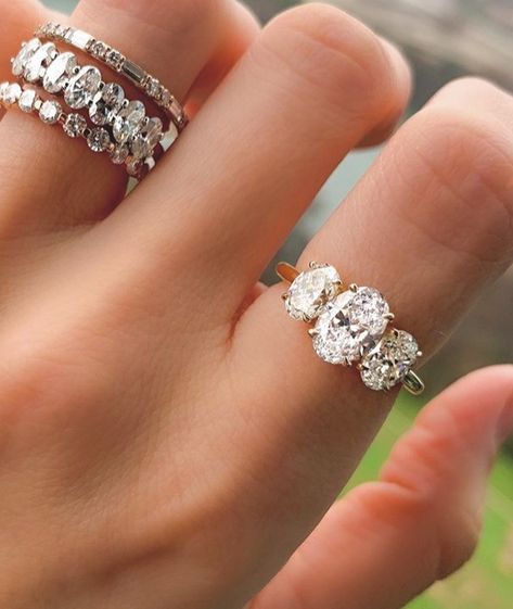 Jewel Aesthetic, Large Diamond Rings, Ring Upgrade, Future Engagement Rings, Oval Diamond Ring, Big Diamond, Plain Bands, Dream Engagement, Dream Engagement Rings