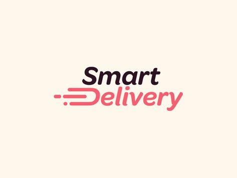 Smart Delivery Logo by Kobi Mori Delivery Logo Creative, Delivery Logo Design, Delivery Service Logo, Delivery Branding, Courier Logo, Food Delivery Logo, Transport Logo, Train Logo, Candle Logo Design