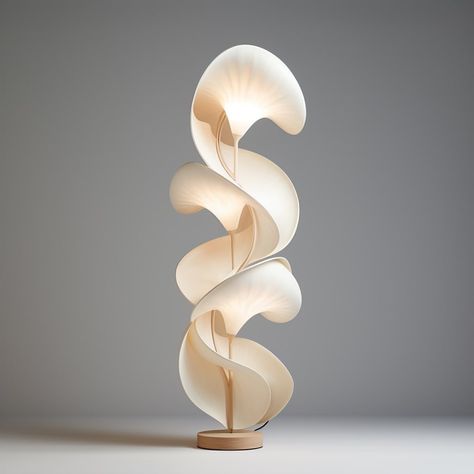 OBJECT SERIES-04 . Elegant Light sculptures: inspired by the serenity and delicacy of seashells . Choose vour favorite! . © 2023, Celeste… | Instagram Serene Architecture, Seashell Light, Seashell Sculpture, Sculptural Lighting, Light Sculptures, Princess Makeover, Rooftop Design, Branding Illustration, Light Sculpture