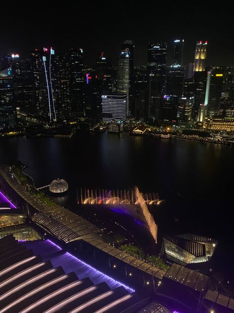 Night Luxe, 2023 Vision, Night View, Vision Boards, Infinity Pool, Summer 2022, Marina Bay, Marina Bay Sands, New Era