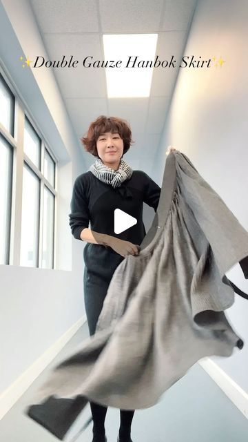 Sara SJ Kim | 📽 Sewing Therapy on Instagram: "✨Double Gauze Hanbok Skirt✨

I want you to discover the charm of a double gauze Hanbok Skirt!

Swirling in elegance, I’m thrilled to share its swishy, pleated beauty. Sewing it was a little challenging, but every stitch was worth it. Light, wrinkle-free, and oh-so-comfortable – it’s the perfect blend of casual and chic. Plus, the reversible black waistband adds a versatile twist! 🖤 

Are you inspired to create your own Hanbok Skirt with double gauze?

I’m eager to see your unique take on this elegant style! Please share your creations with me! 💃

🛍️ Black Vertical Double Gauze fabric @twooninefabric.ca 

🛍️ Double Gauze Skirts are available to purchase: Link 🔗 in bio

#sewingtherapyhanbokskirt 
#sewingtherapyhanbok

#sewingtherapy
#sarama Double Gauze Skirt, Hanbok Skirt, Gauze Skirts, Double Gauze Fabric, Gauze Fabric, Double Gauze, Clothing Ideas, Wrinkle Free, Worth It