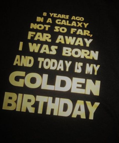 Golden Birthday Shirt, Star Wars Birthday Shirt, Birthday Star Wars, Star Wars Shirt, Age Photos, Birthday Star, Golden Birthday, Birthday Boy Shirts, Star Wars Birthday