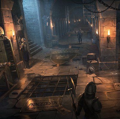 Dungeon Haunted House Dungeon, Medieval Dungeon Concept Art, Fantasy Dungeon Concept Art, Skyrim Dungeon, Royal Dungeon, Dungeon Basement, Dungeon Concept Art, Dungeon Interior, Trap Room