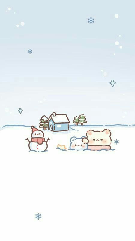 Christmas Wallpaper Icons, Snow Wallpaper Iphone, Winter Homescreen, Cozy Winter Night, Capybara Cute, Christmas Wallpaper Iphone Cute, Winter Drawings, Iphone Wallpaper Preppy, Kawaii Christmas