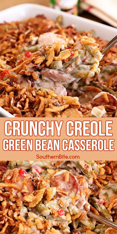 Crispy Green Beans, Holiday Casseroles, Green Bean Casserole Recipe, Classic Green Bean Casserole, Southern Greens, Thanksgiving Food Sides, Greenbean Casserole Recipe, Soul Food Dinner, Louisiana Recipes