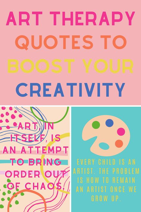 I find so much healing in all things art and creativity. Here are some of my favorite art therapy quotes to boost your creativity and change your life! Art Teacher Quotes, Art Therapy Room, Art Therapy Quotes, Quotes On Art, Mr Orange, Art Classroom Organization, Expressive Art Therapy, Art Therapy Directives, Play Quotes