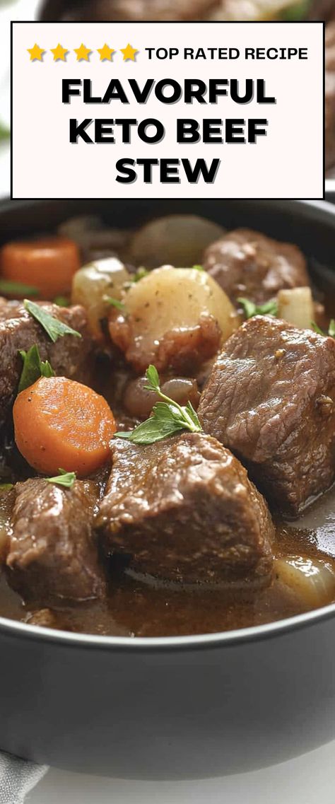 Image for Keto Beef Stew Low Carb Beef Stew, Low Carb Biscuits, Keto Beef Stew, Beef Stew Ingredients, Meat And Veggies, Low Carb Biscuit, Keto Beef, Keto Beef Recipes, Healthy Low Carb