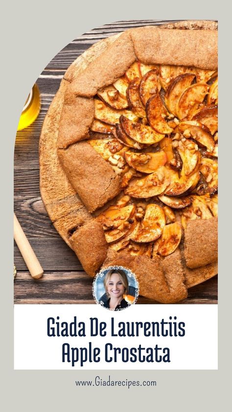 Giada De Laurentiis Apple Crostata Giada De Laurentiis Recipes Dessert, Apple Crostada, Apple Crostata Recipe, Apple Crostata, Crostata Recipe, Giada De Laurentiis Recipes, Giada Recipes, Golden Delicious Apple, Giada De Laurentiis