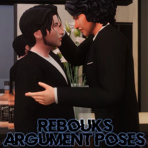 Sims 4 Arguing Pose, Sims 4 Argument Poses, Gala Poses, Sims 4 Poses, Sims Poses, Couple Posing, Sims 4