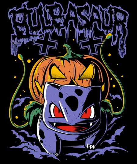 Pokemon Pumpkin, Halloween Jackolantern, Day Of The Shirt, Pokemon Halloween, Pokemon Bulbasaur, Ghost Pokemon, Arte Grunge, Anime Tshirt, Pokemon Drawings