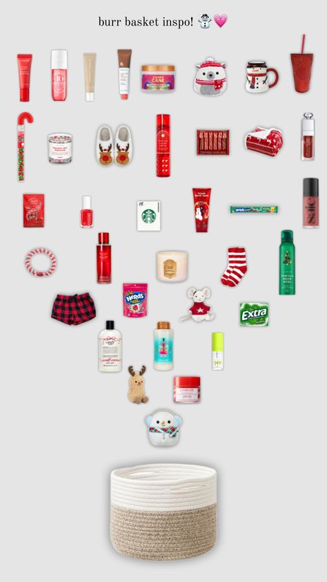 Basket Christmas, Christmas Christian, Summer Fridays, Skincare Makeup, Beauty Skincare, Essie, Candy Cane, Jelly, Baskets