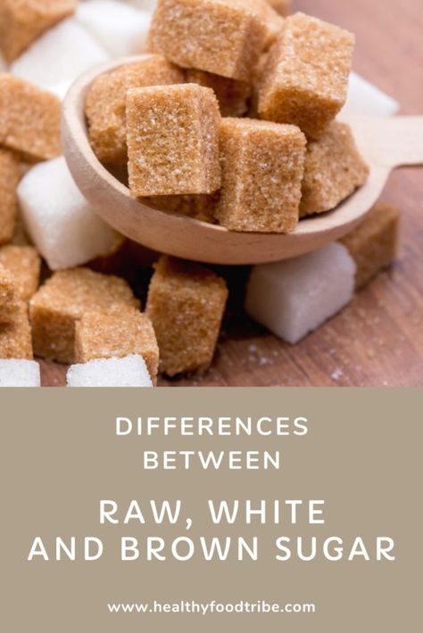 Raw, White or Brown Sugar (Which Is Best for You?) Healthy Life Hacks, High Blood Sugar Levels, Raw Sugar, Ate Too Much, High Blood Sugar, Cranberry Orange, Refined Sugar, How To Slim Down, Nutrition Tips