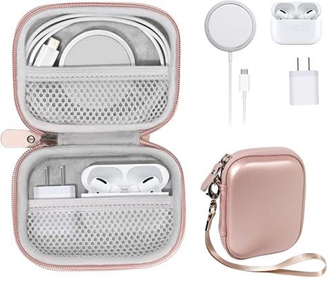 Earphone Organizer, Cute Airpods, Cute Suitcases, Iphone Magsafe, Earbuds Case, Airpods Cases, School Accessories, Iphone Charger, Pouch Organizer