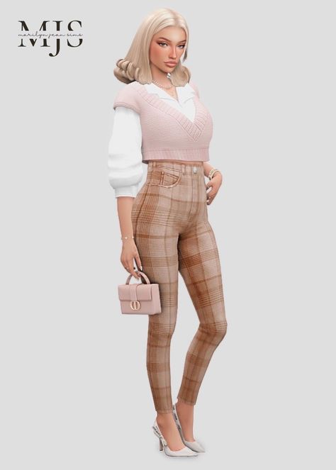 marilynjeansims — Autumn Boots Collection. by marilynjeansims ꨄ︎ 1 |... Sims 4 Jumper, Sims 4 Lookbooks Maxis Match, Sims 4 Cc Old Money Clothes, Sims 4 People, Sims 4 Winter Cc, Sims 4 Aesthetic, Cc Lookbook, Toddler Cc Sims 4, Sims Outfits